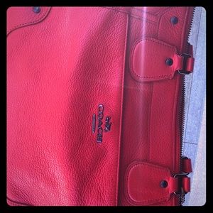 Inside of the beautiful handbag